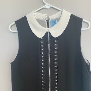 CeCe Women's Black and White Dress